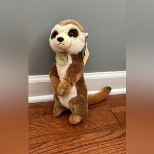 NWT- 10” Miyoni by Aurora Meerkat Plush Stuffed Animal Tan And White